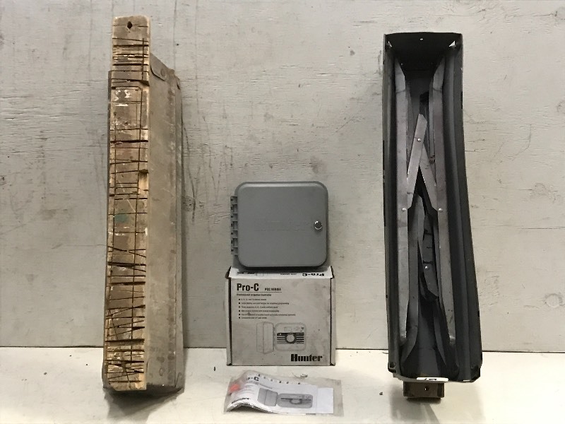 lot 67 image: (2) Saw Horses & (1) Irrigation Controller