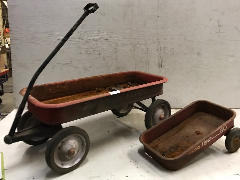 lot 97 image: (2) Radio-Flyer Wagons
