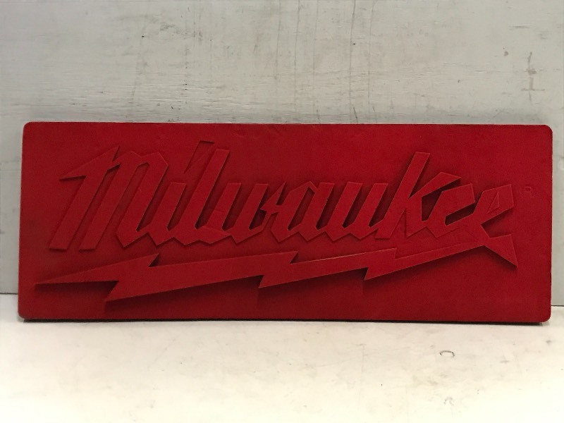 lot 122 image: Felted-Top Foam Milwaukee Board