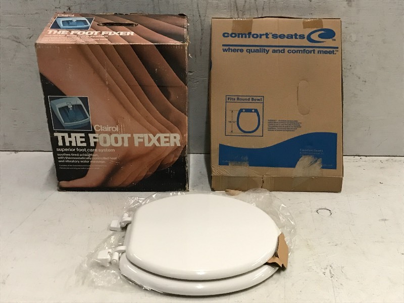 lot 134 image: Replacement Toilet Seat & Foot Care System