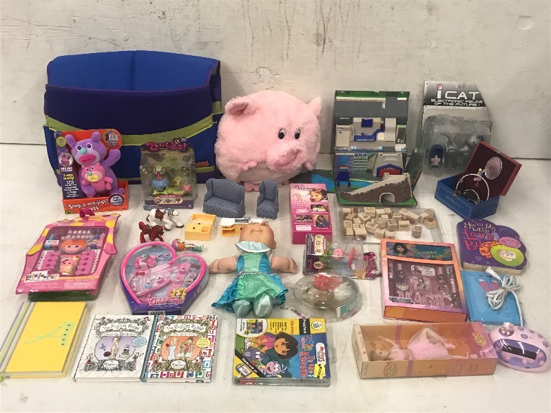 lot 148 image: Tote Of Assorted Childrens Toys