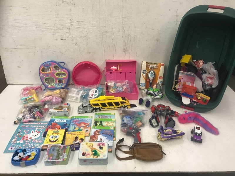 lot 149 image: Tote Of Assorted Childrens Toys