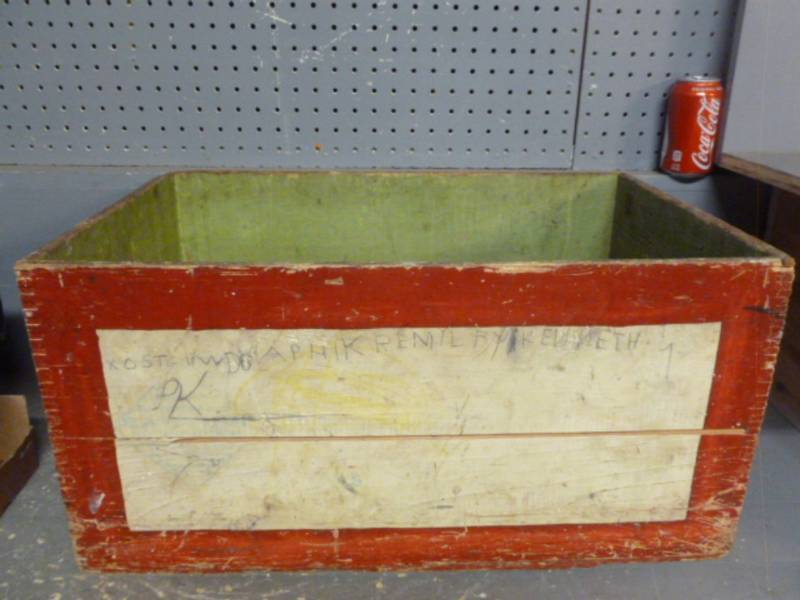 lot 13 image: Antique Wooden Box