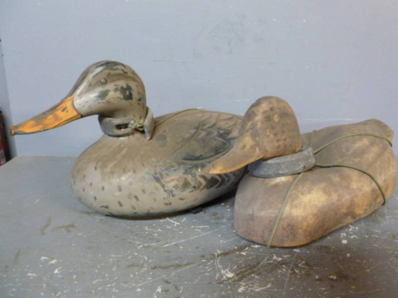 lot 23 image: Vintage Duck Decoys