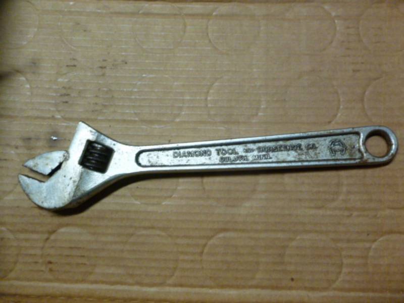 lot 183 image: Vintage Diamond Wrench