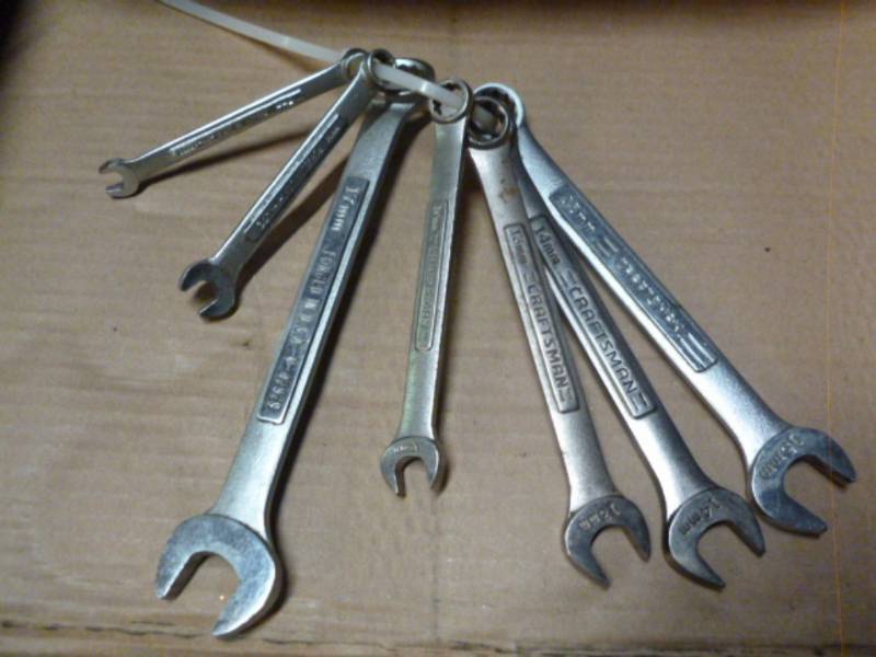 lot 186 image: Craftsman Wrench Set