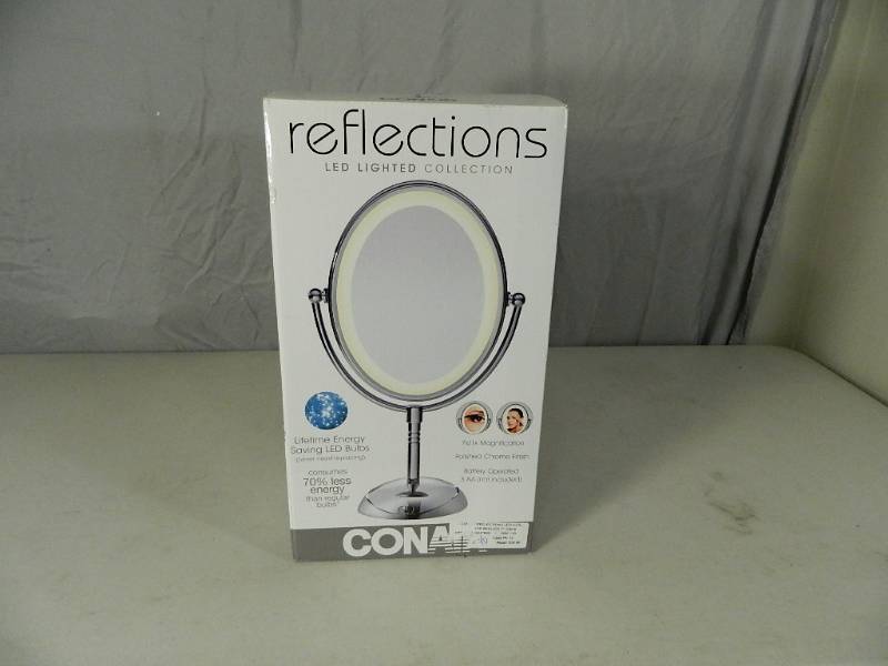 lot 16 image: New Conair Reflections LED Lighted Mirror
