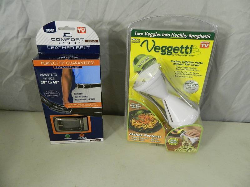lot 61 image: New Veggetti and New Comfort Click Belt