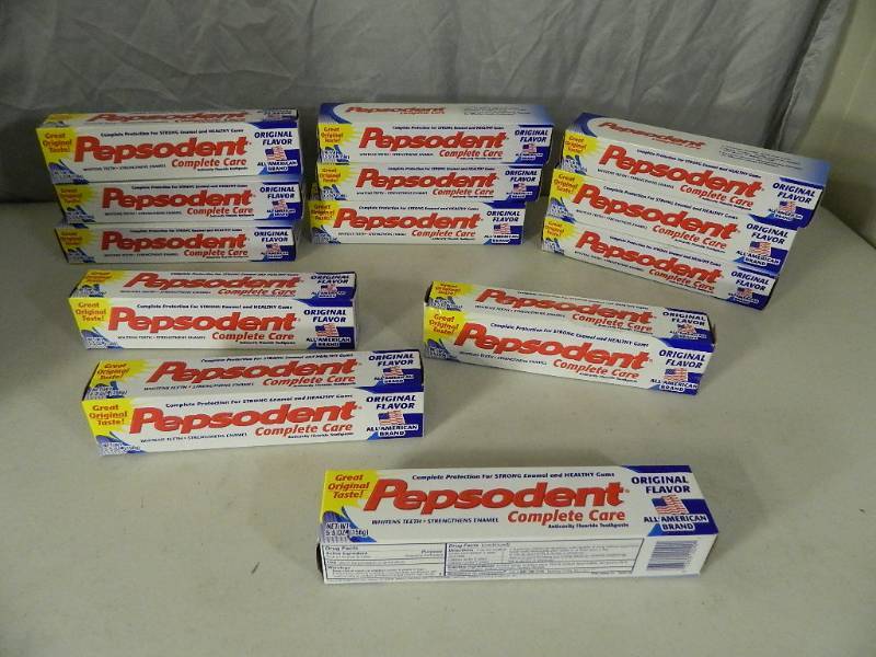 lot 65 image: 13 New Pepsodent Toothpastes