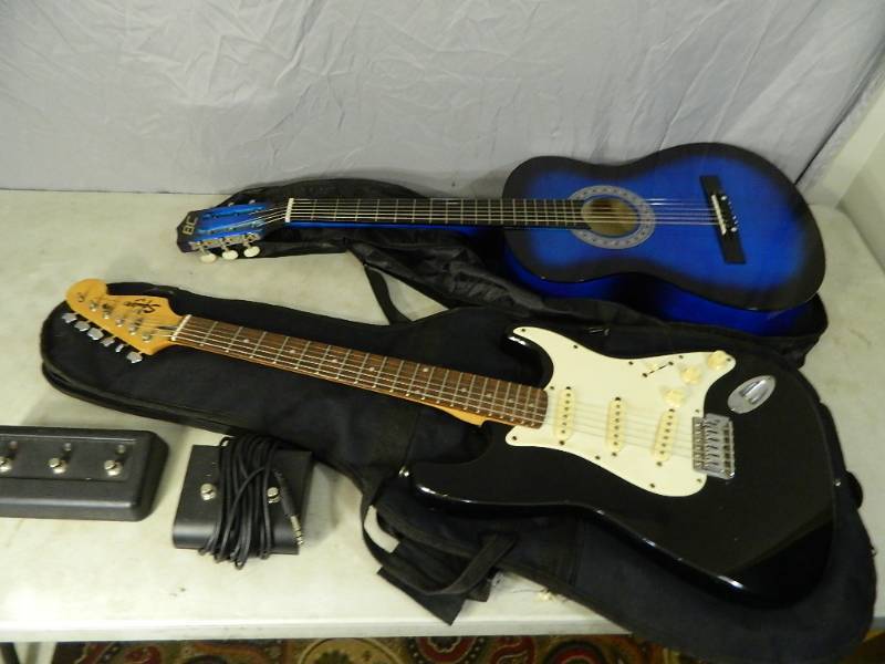 lot 97 image: Electric and Acoustic Guitars