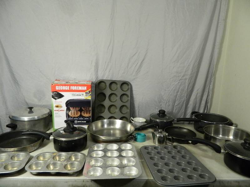 lot 114 image: Pots, Pans, More