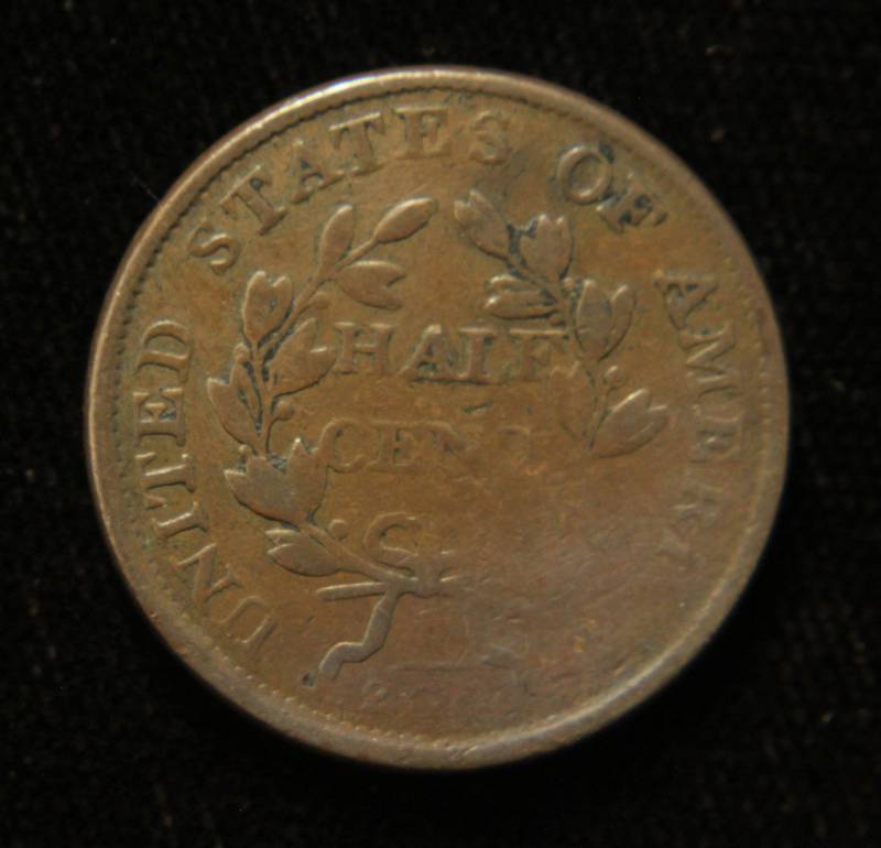 1806 US HALF CENT EARLY DATE US COIN
