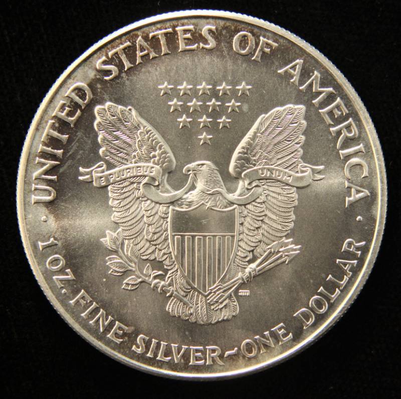 1994 AMERICAN SILVER EAGLE 1 TROY OZ. .999 FINE SILVER DOLLAR