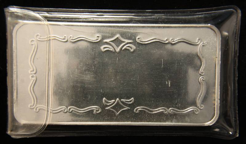 10 TROY OZ. .999 FINE SILVER BAR COVERED WAGON GOLDEN STATE MINT IN ORIGINAL PLASTIC