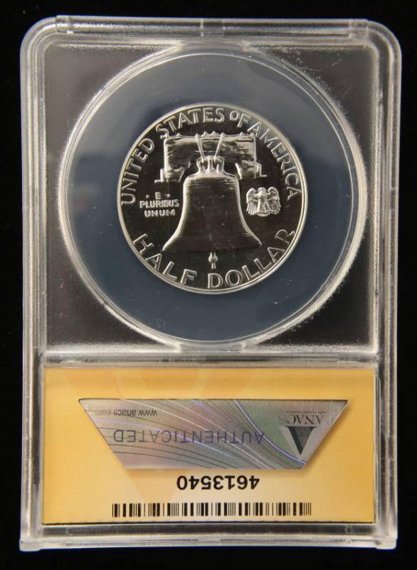 1961 PROOF FRANKLIN HALF DOLLAR PF65 ANACS