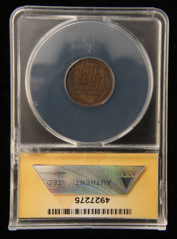 1911-D US WHEAT CENT EF40 ANACS