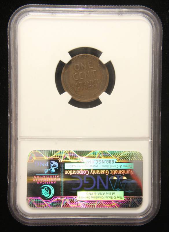 1914-D US WHEAT CENT F12 DETAILS NGC
