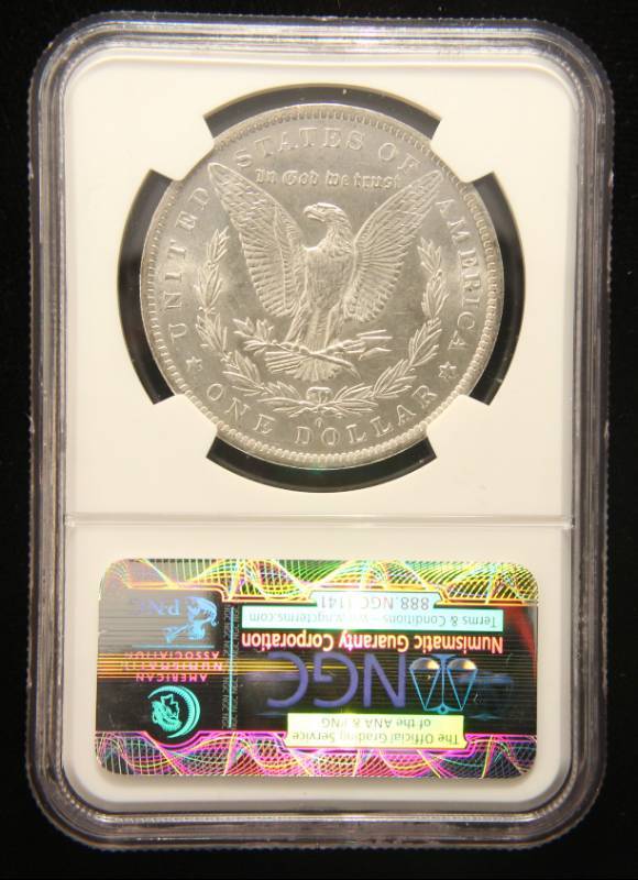 1883-O MORGAN SILVER DOLLAR MS63 NGC