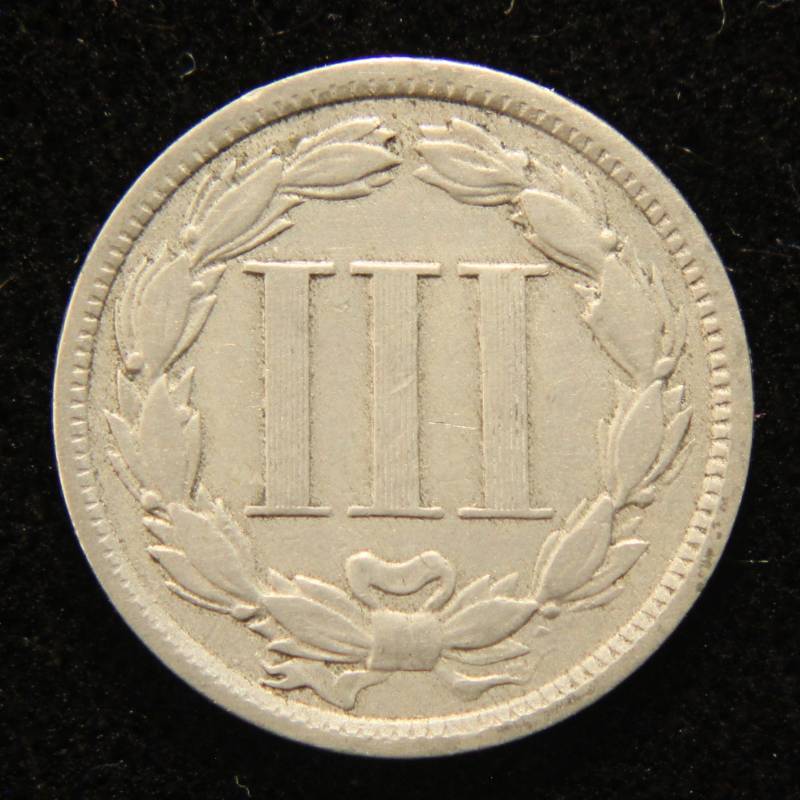 1881 US THREE CENT NICKEL