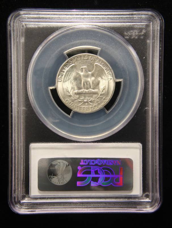 1952-S WASHINGTON SILVER QUARTER MS64 PCGS