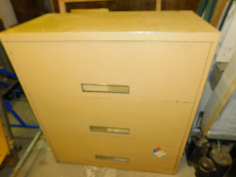 Three Drawer Latteral File Cabinet