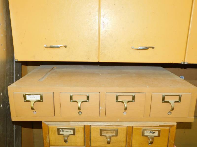 Four Drawer Cabinet For Library File Cards