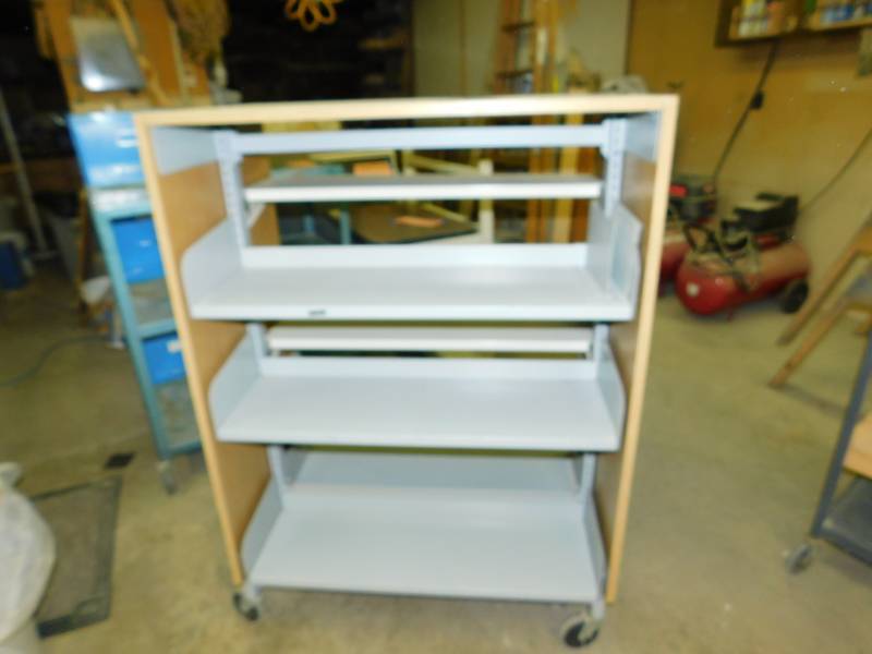 Four Shelf Cart On Casters