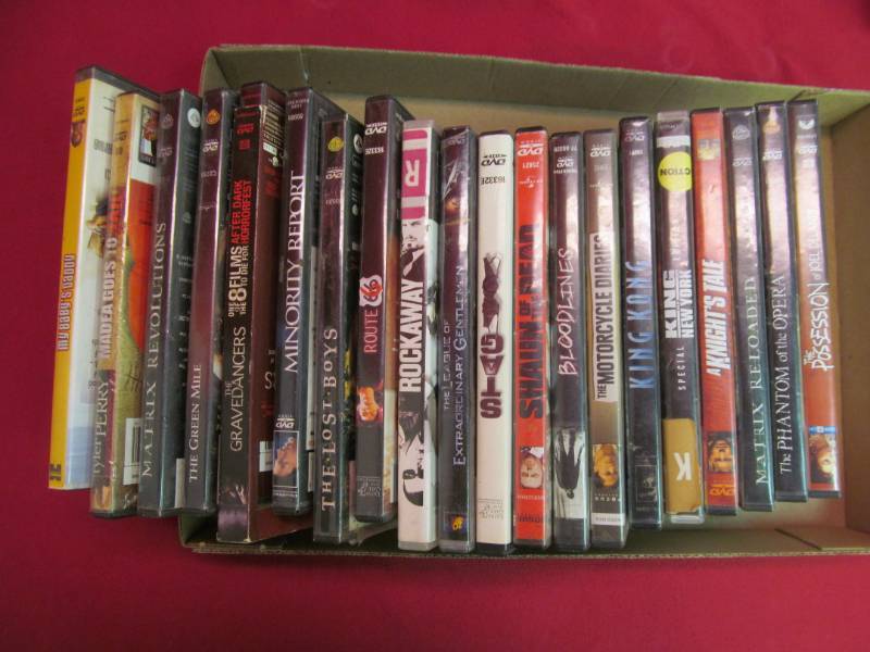 lot 15 image: group of DVDS