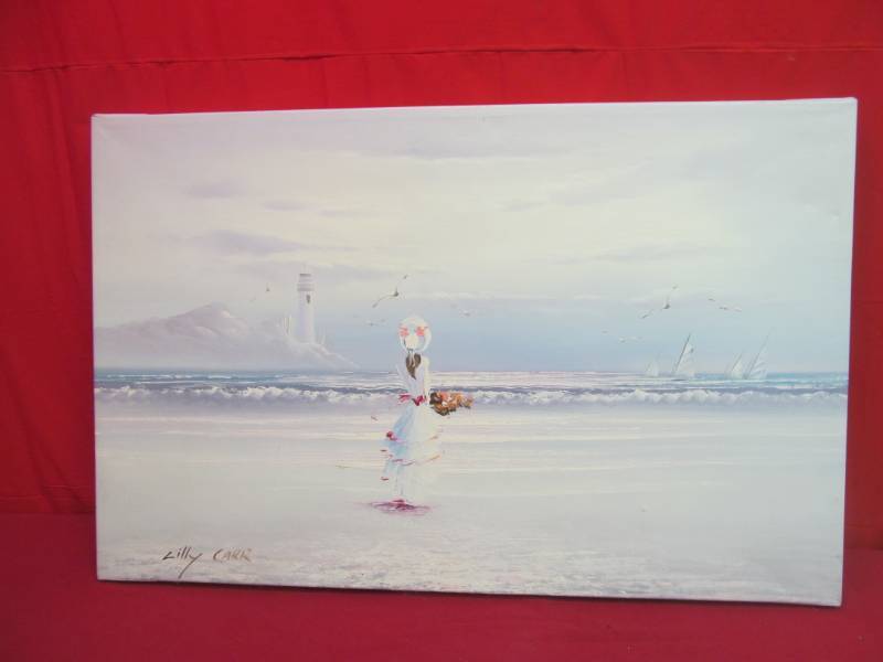 lot 56 image: oil on canvas
