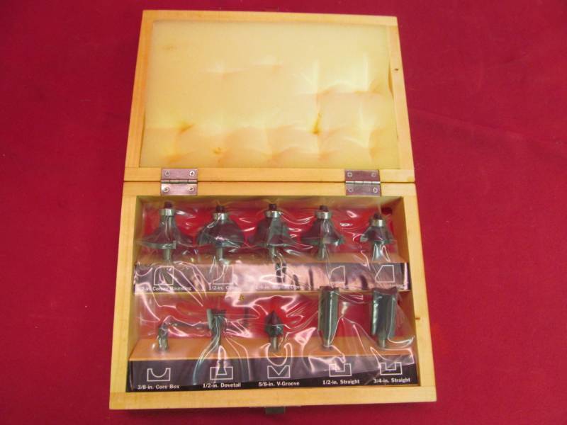 lot 67 image: Craftsman router bits