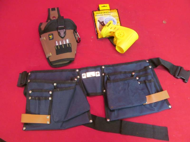 lot 79 image: tool belts, tool holsters
