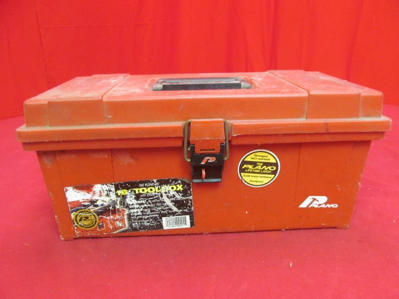 lot 90 image: Plano tool box, tools