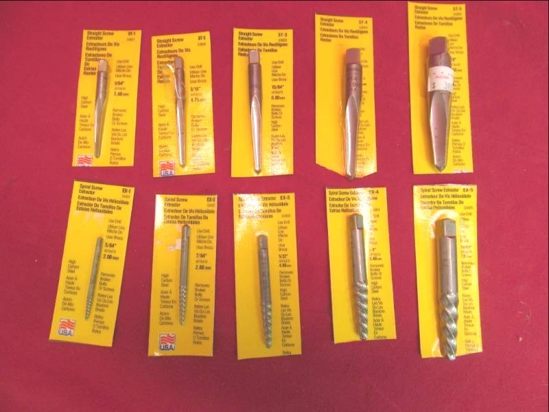 lot 107 image: screw extractors