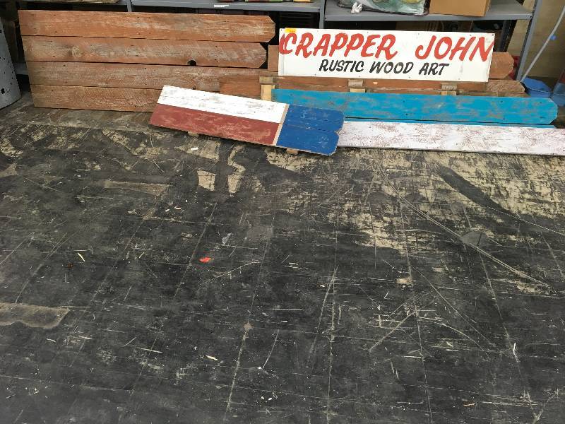 Misc Sized Wood & Sign