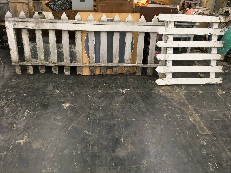 White Wooden Fencing