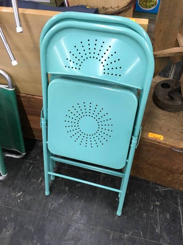 Two Vintage Folding Chairs