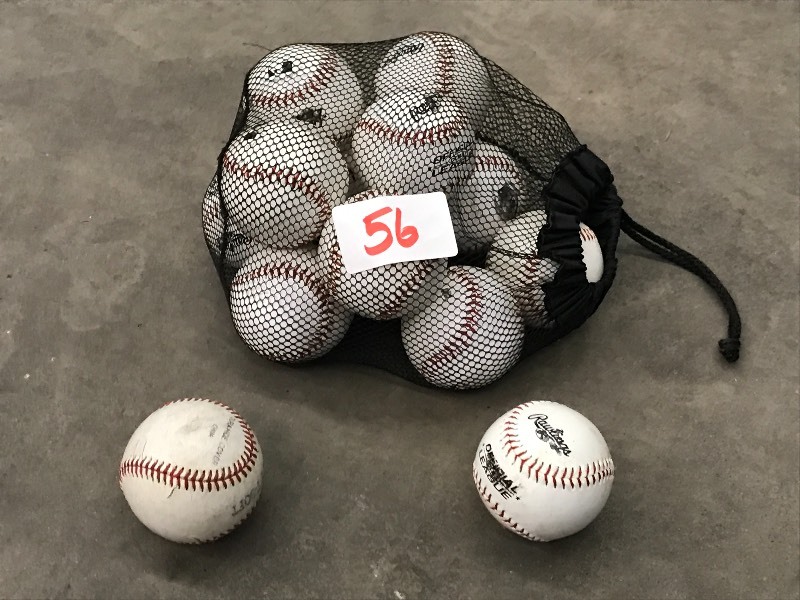 lot 56 image: (14) Unused Baseballs