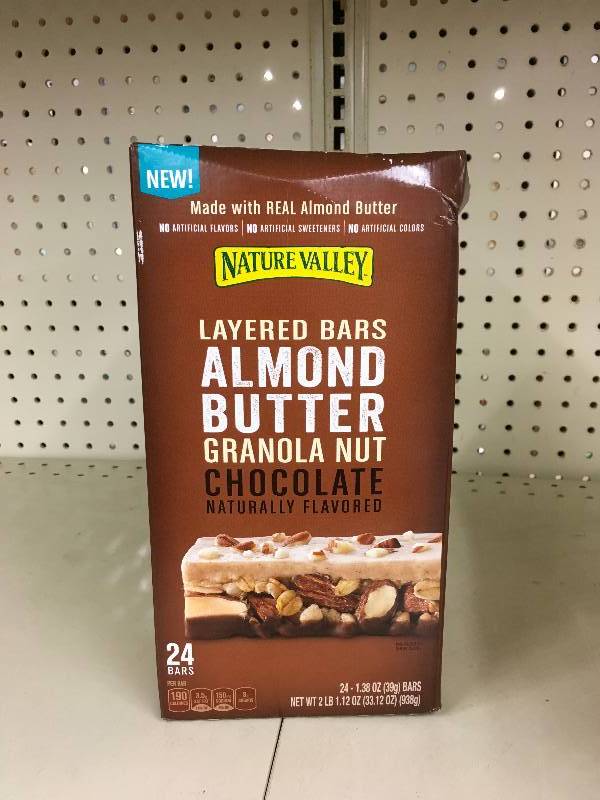 lot 205 image: Nature Valley Almond Butter Granola Bars