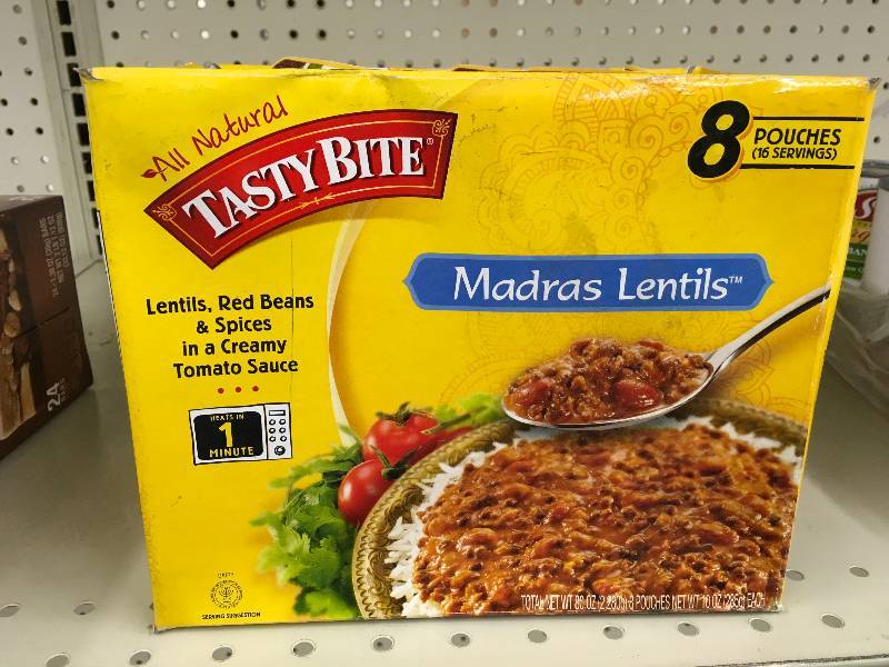 lot 206 image: Tasty Bite Madras Lentils