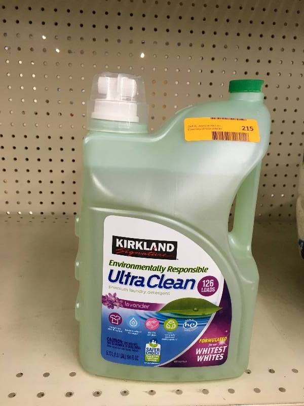 lot 215 image: Kirkland Signature Laundry Detergent