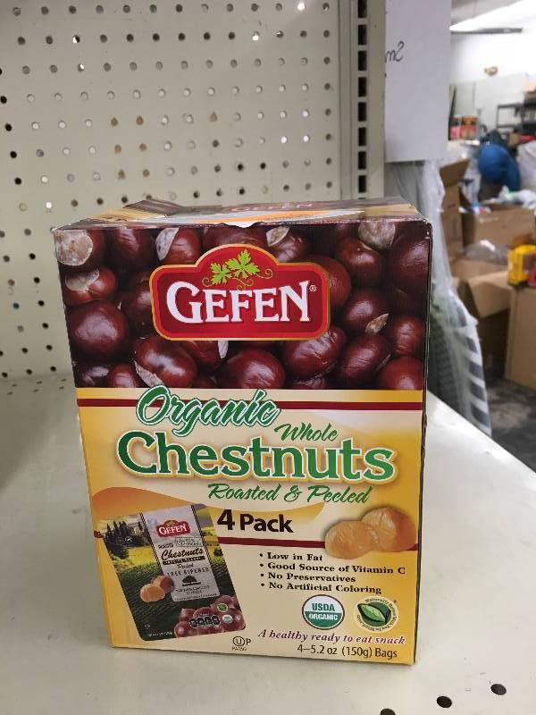 lot 213 image: Organic Whole Chestnuts