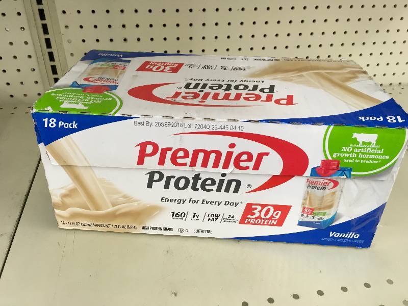 lot 222 image: Premier Protein Vanilla, Retail $24.99