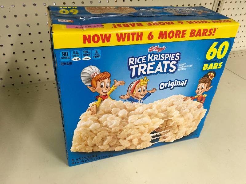lot 228 image: Rice Krispies 60 Bars