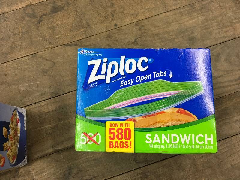 lot 250 image: Ziploc Bags