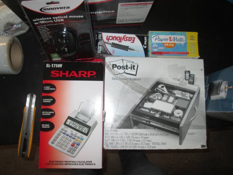 lot of sharp calculator, electric s...