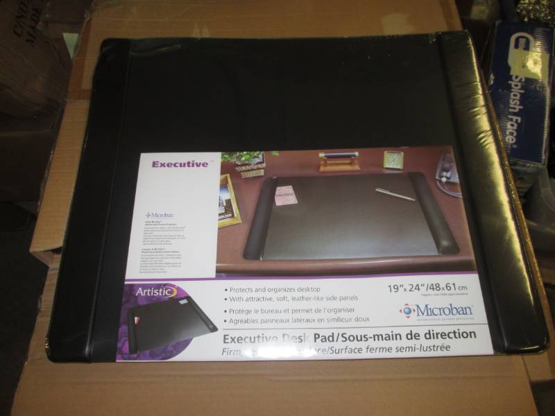 lot of 2 microbial executive desk p...