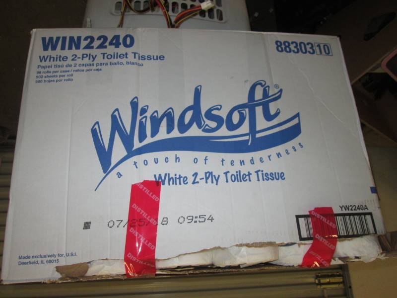 96 rolls of 2 ply toilet paper...