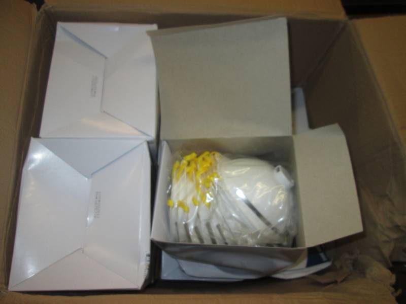8 boxes of boardwalk respirator mas...