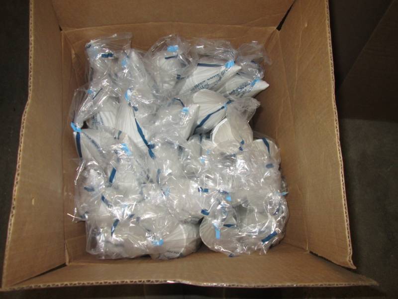 box full of paper cone cups 5000...