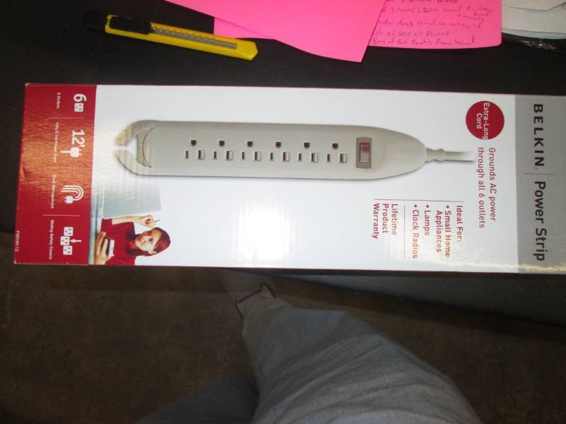 belkin extra long power strip...